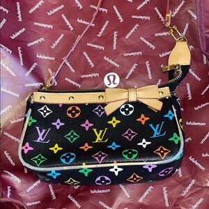 Louis Vuitton Black Multicolor Crossbody Bag
